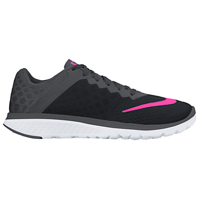 Nike FS Lite Run 3 Women's Running Shoes, Black/Pink Glow Nike FS Lite Run 3 Women's Running Shoes, Black/Pink Glow